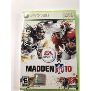 MADDEN NFL 10 Football Game Xbox 360 & Tested EA Sports NFL Players